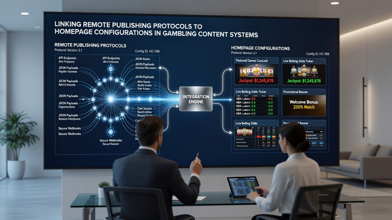 Technische flowchart van API integratie met homepage modules in gok systemen